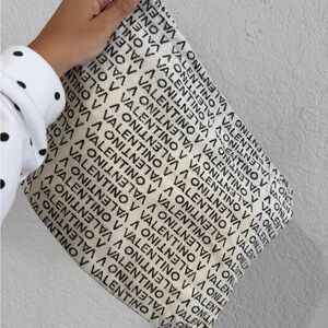 Valentino White Logo-Print Dustbag